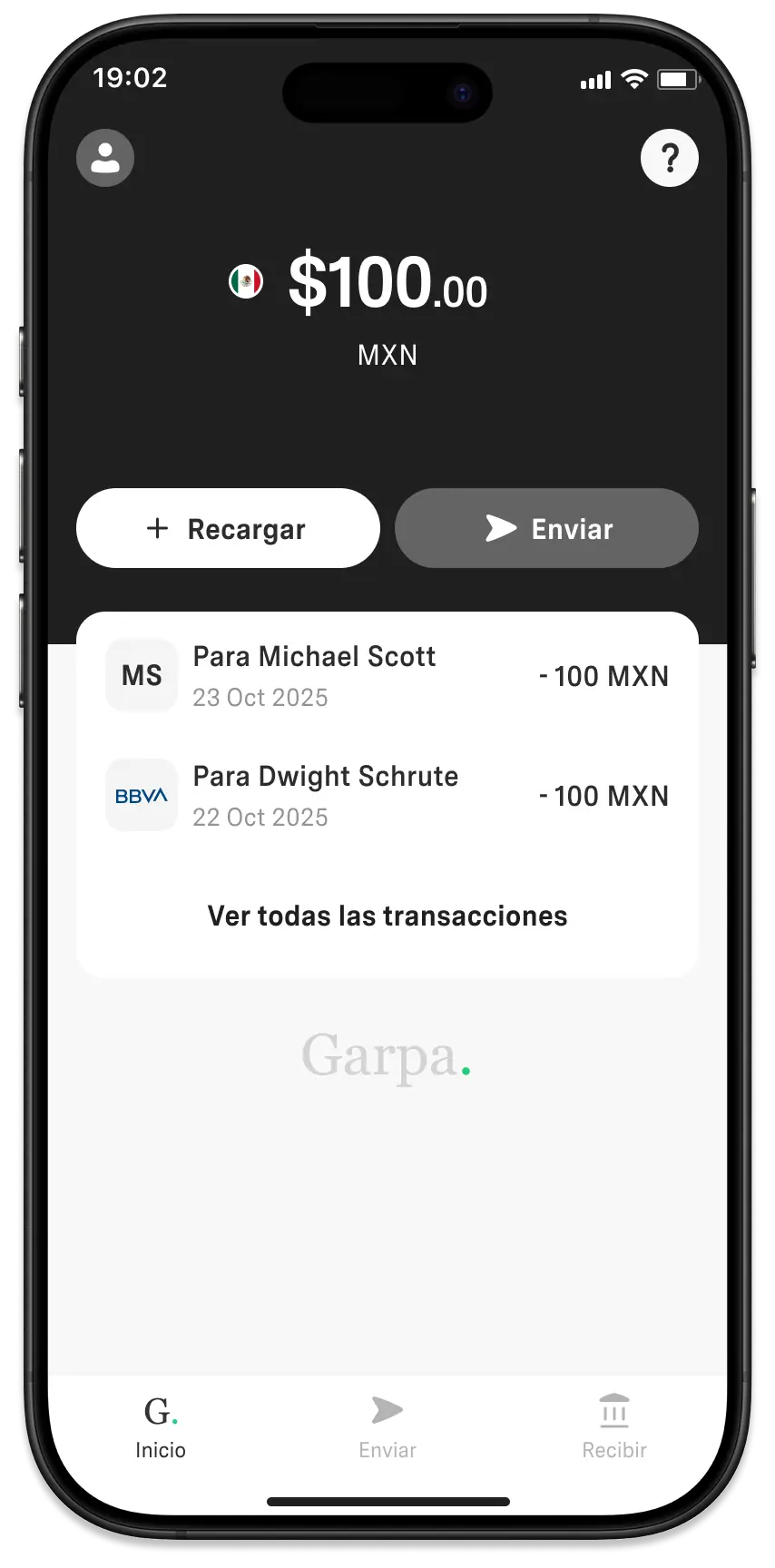 Garpa mobile app